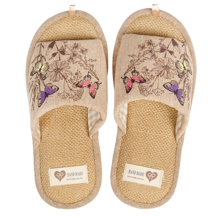 Тапочки женские 2891 W-LMO-S, цвет бежевый, размер 41