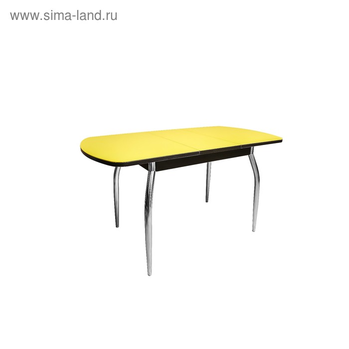 

Стол раздвижной Стин 2, 1100(1420)х700х760, Венге/Желтый/Хром фигурные