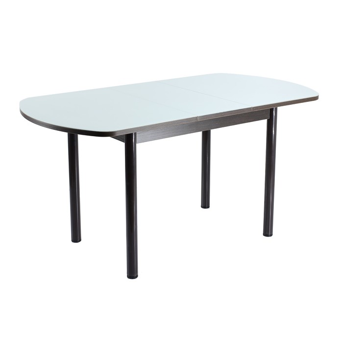 Стол раздвижной ПГ-1 (СТ-1), 1100(1420)х700х760, Венге/Белый/Крашеные прямые