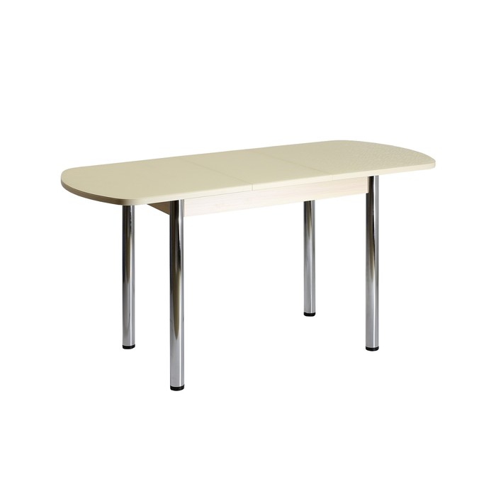 Стол раздвижной Созвездие ПГ-1 (СТ-1), 1100(1420)х700х760, Дуб/Песок/Хром прямые