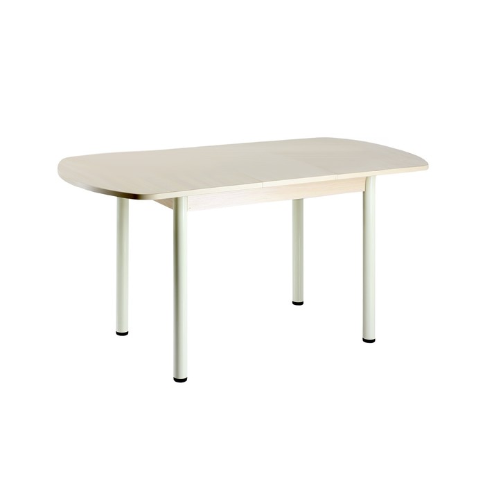 Стол раздвижной ПГ-7 ДСП, 1400(1800)х900х760, Дуб/Крашеные прямые