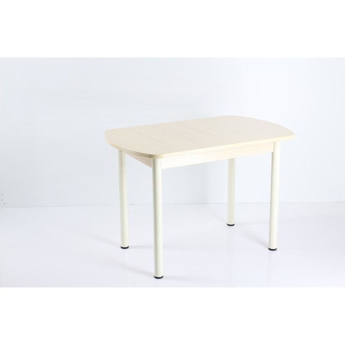 Стол раздвижной ПГ-1 ДСП, 1100(1420)х700х760, Дуб/Крашеные прямые