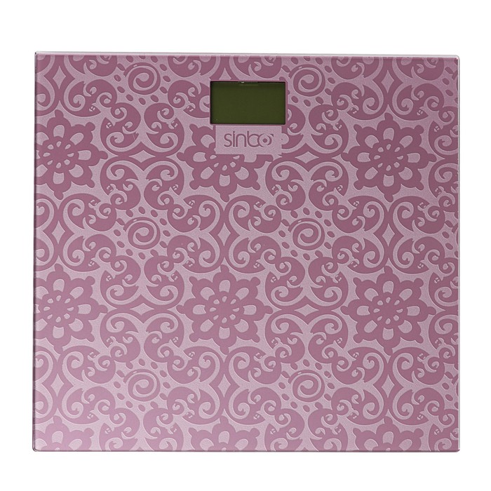 Весы напольные Sinbo SBS 4430, электронные, до 150 кг, цвет пурпурный