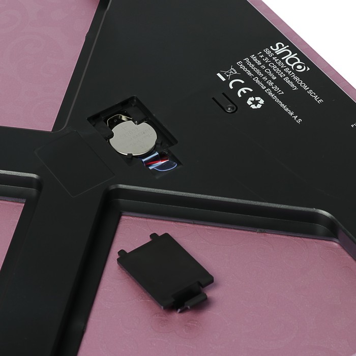 Весы напольные Sinbo SBS 4430, электронные, до 150 кг, цвет пурпурный