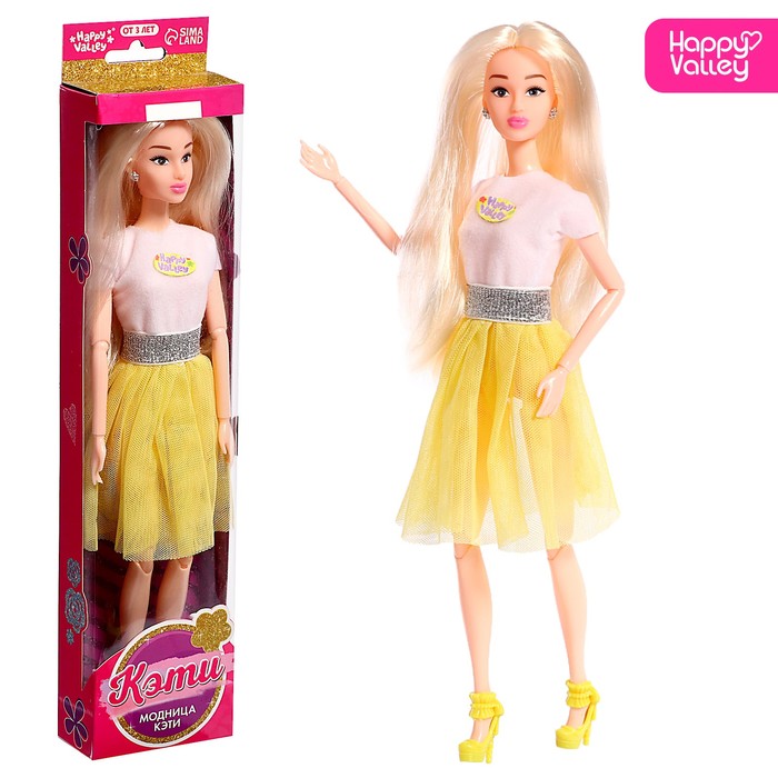 Кукла «Модница Кэти», шарнирная кукла шарнирная модница 30 см