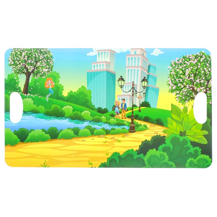 Магнитный набор в сумочке с куклой «Кейт на прогулке»