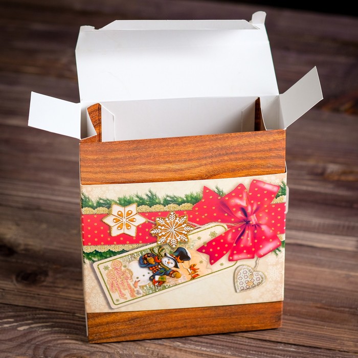 Коробка картонная "Волшебного Нового года!", 18,5 х 16 х 6 см