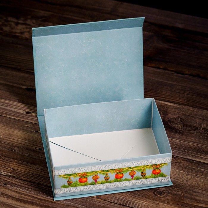 Коробка картонная "Ретро коллаж", малый, 18,5 х 14,5 х 7 см