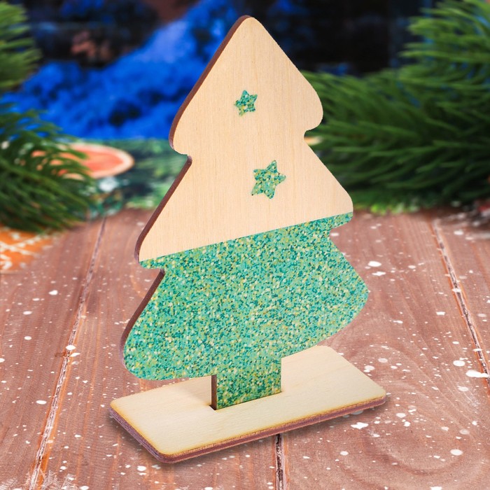 Декор из дерева "Ёлочка"