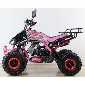 

Квадроцикл бензиновый MOTAX ATV T-Rex Super LUX 125 cc, Черно-розовый