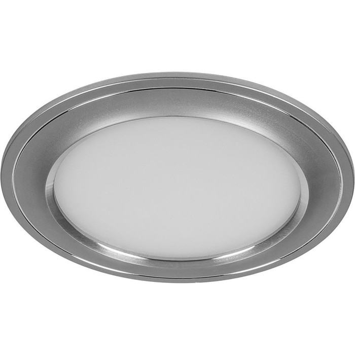 Встраиваемый светодиодный светильник AL650, 7W, 560 Lm, 4000К, цвет серый, d=80мм