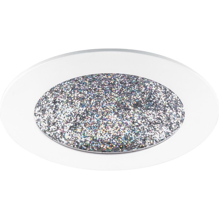 Встраиваемый светодиодный светильник AL9070, 12W, 480Lm, 4000K, цвет белый с мультиколором, d=165мм