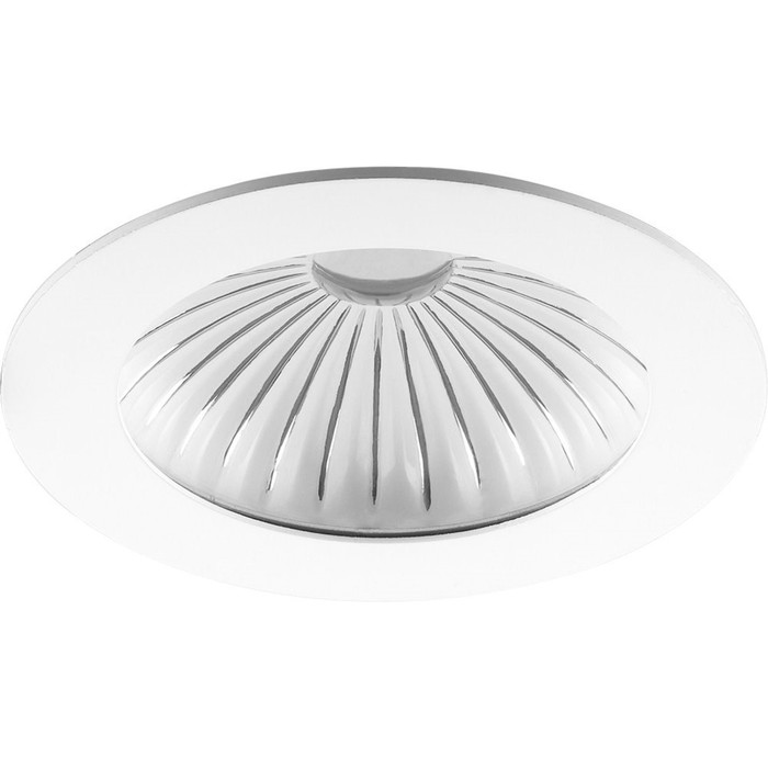 Встраиваемый светодиодный светильник AL9072, 8W, 560Lm, 4000K, белый, d=135мм