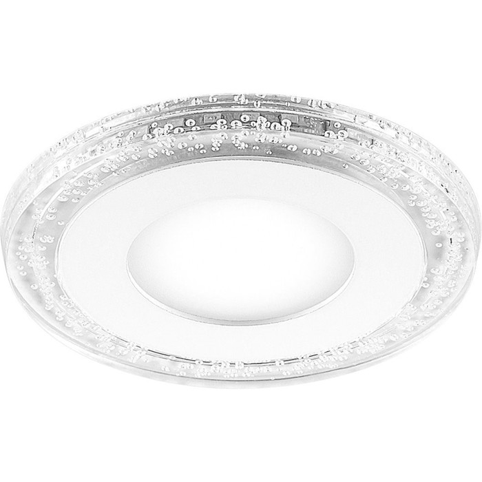 Встраиваемый светодиодный светильник AL2330, 16W, 1280Lm, 4000К, цвет белый и синий, d=157мм   38788