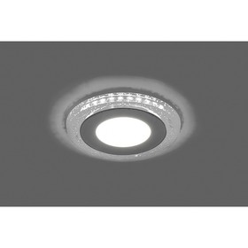 

Встраиваемый светодиодный светильник AL2330, 6W, 480 лм, 4000К, цвет белый, d=70 мм