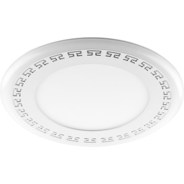 Встраиваемый светодиодный светильник AL2440, 9W, 720 Lm, 4000К, цвет  белый, d=107мм