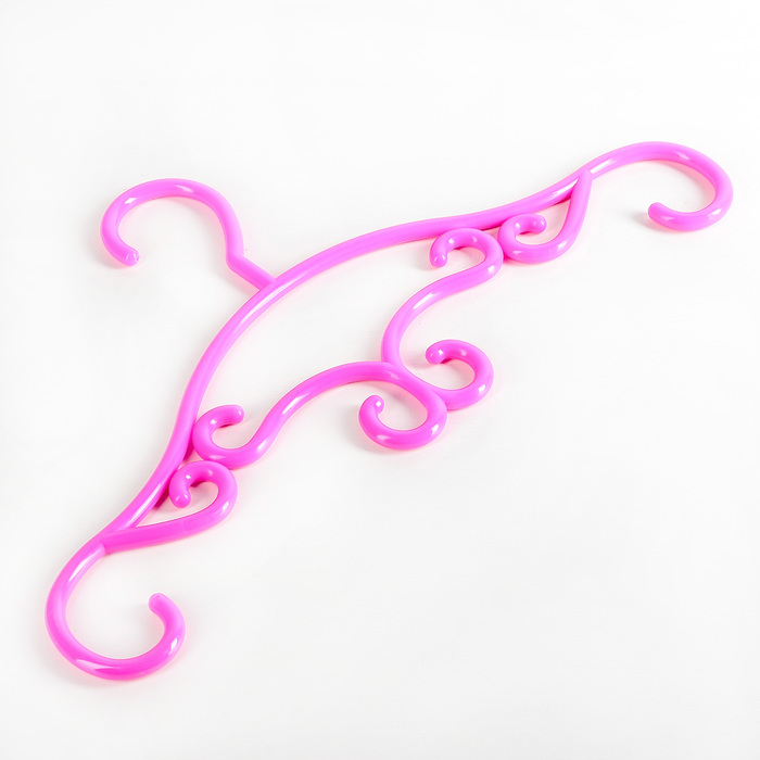 Вешалка-плечики "Вьюнок" 42,5х22х1 см, цвет МИКС