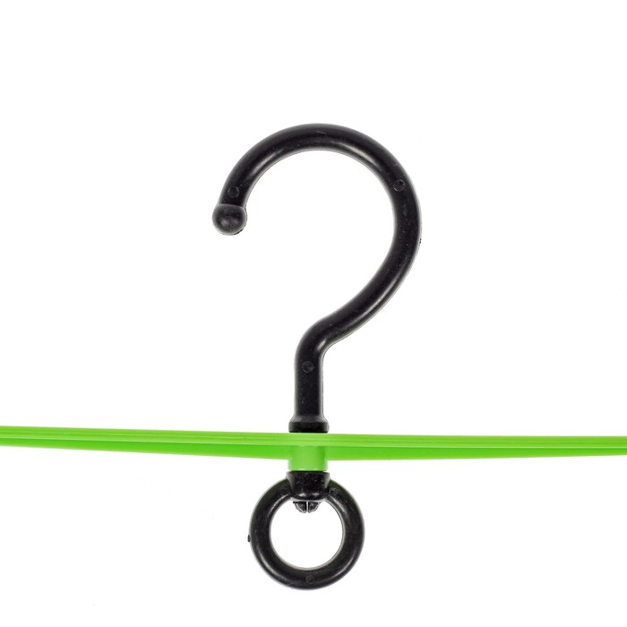 Вешалка-плечики с антискользящими кончиками 48х12,5 см, цвет МИКС