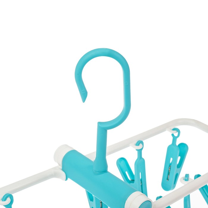 Сушилка для белья подвесная складная 10 прищепок 38х11 см