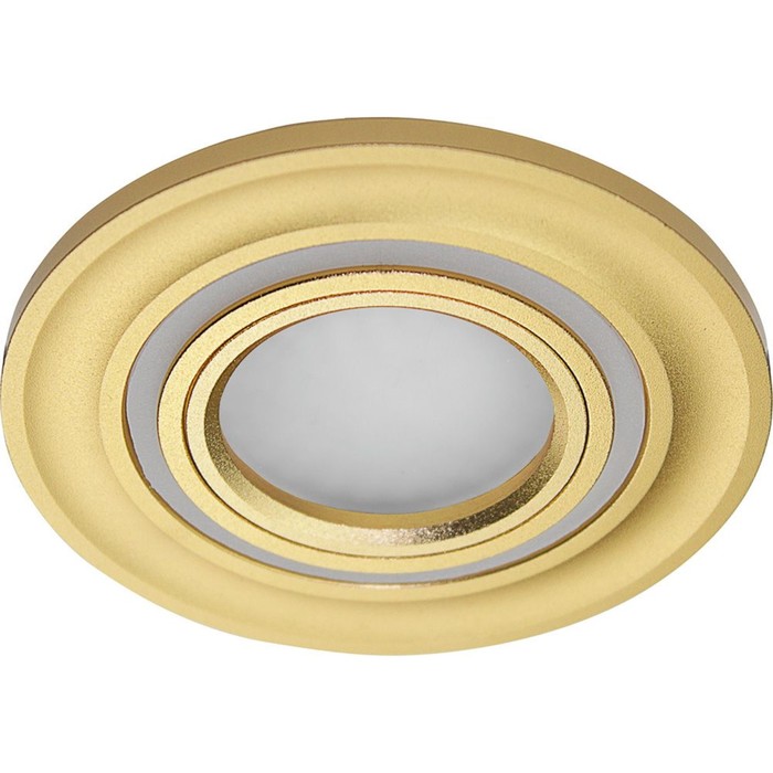 Встраиваемый светодиодный светильник CD600, 15 Вт, 4000K, MR16, цвет золото, d=70мм