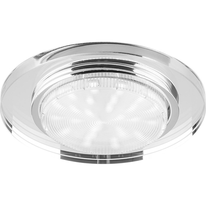 Встраиваемый светильник 4060-2, 11W, GX53, цвет прозрачный, d=90мм