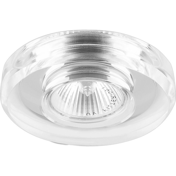 Встраиваемый светильник 8060-2, MR16, 50W, цвет серебро, d=60мм