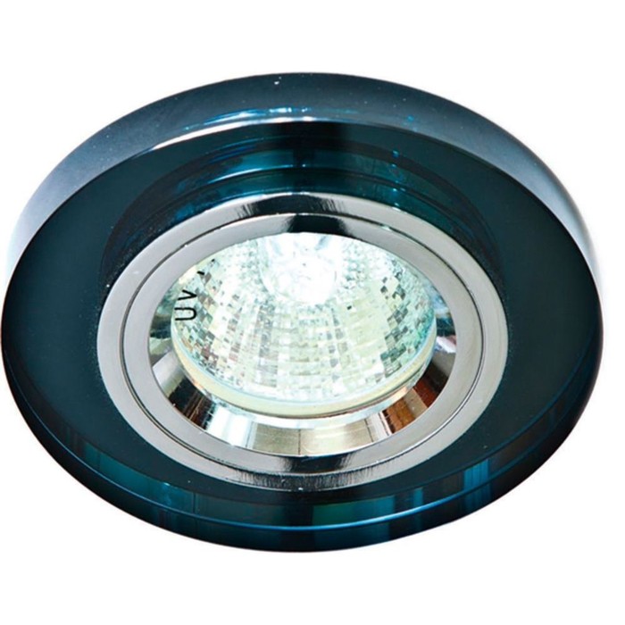 Встраиваемый светильник 8060-2, MR16, 50W, цвет серый, d=60мм