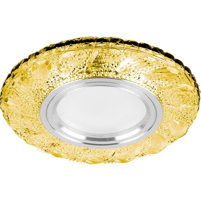 Встраиваемый светильник CD907, MR16, 50W, цвет желтый, d=65мм