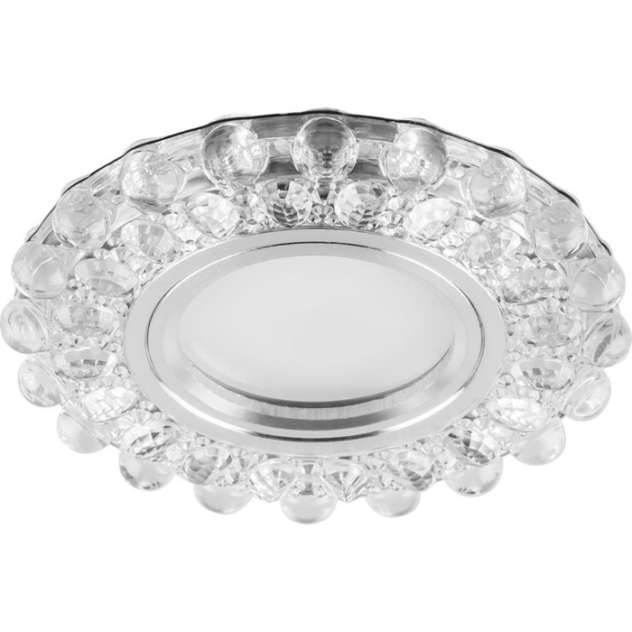 Встраиваемый светильник CD909, MR16, 50W, цвет прозрачный, d=70мм