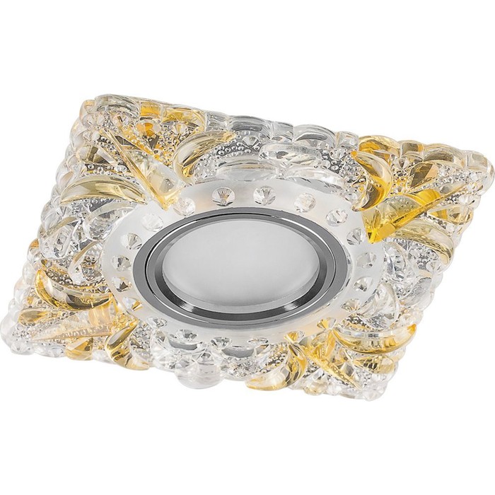 Встраиваемый светильник CD920, MR16, 50W, цвет желтый, d=65мм