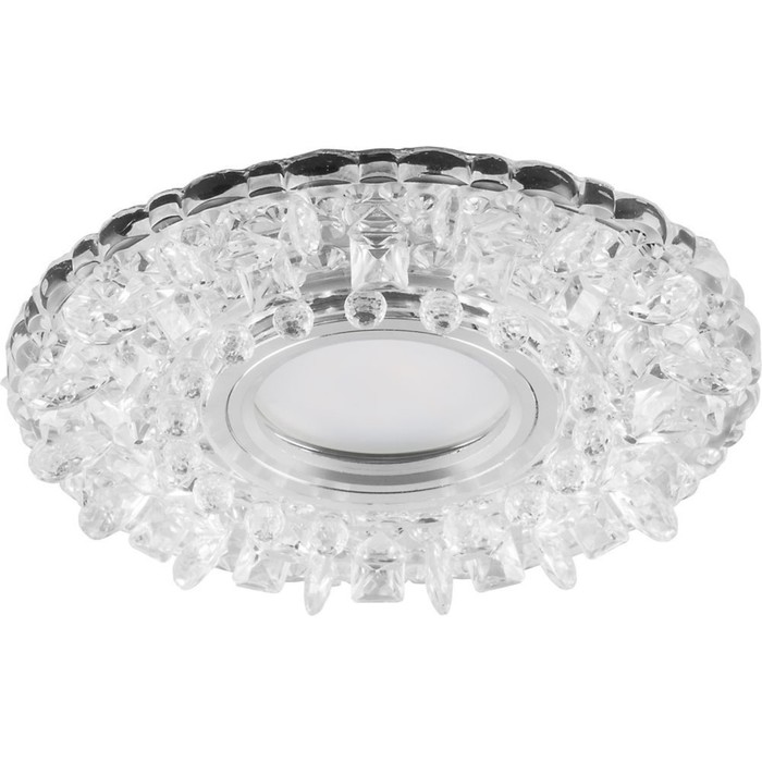 Встраиваемый светильник CD923, MR16, 50W, цвет прозрачный, d=65мм