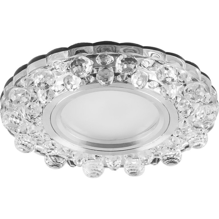 Встраиваемый светильник CD924, MR16, 50W, цвет прозрачный, d=65мм