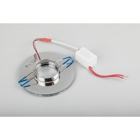

Встраиваемый светильник CD970, MR16, 50W, цвет прозрачный, d=60мм