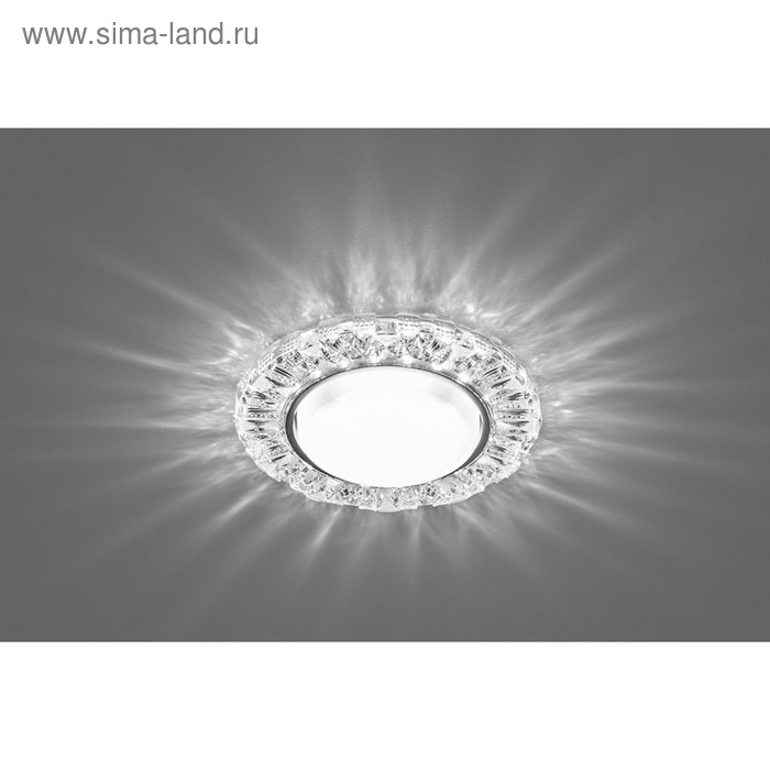 

Встраиваемый светильник CD4023, GX53, 11W, цвет прозрачный, d=100мм