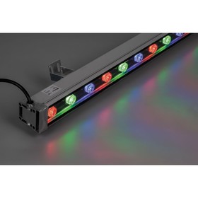 

Светильник светодиодный LL-889, 18W, RGB, 85-265V, IP65, 100x4,6x4,6 см, цвет серебро