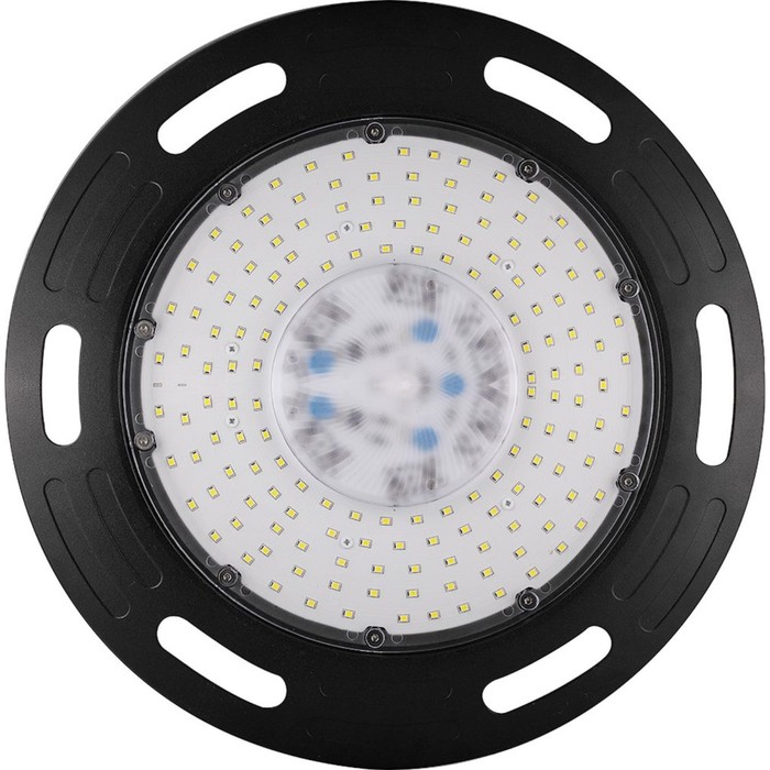 Светильник купольный светодиодный AL1002, 150W, 120°, 6400K, IP44, цвет чёрный