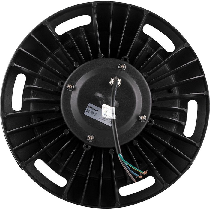 Светильник купольный светодиодный AL1002, 150W, 120°, 6400K, IP44, цвет чёрный