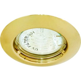 

Встраиваемый светильник DL110A, MR11, 35W, цвет золото, d=46мм