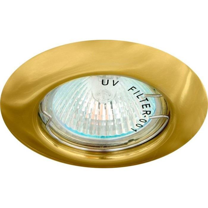 Встраиваемый светильник DL13, MR16, 50W, цвет золото, d=52мм