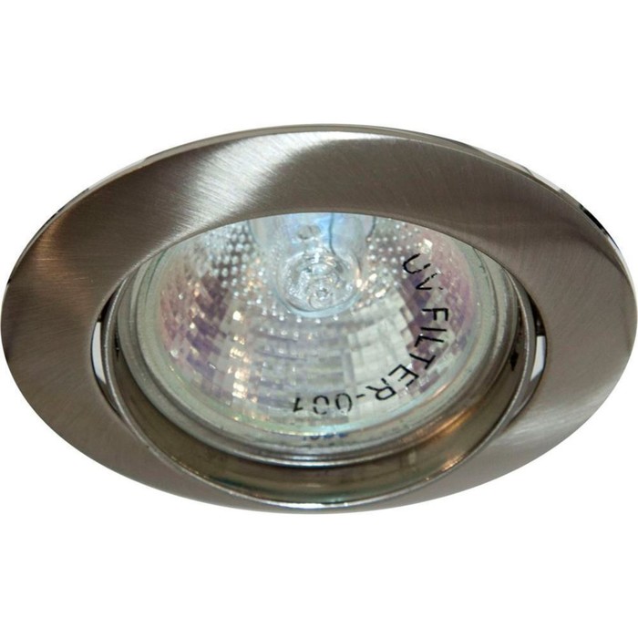 Встраиваемый светильник DL308, MR16, 50W, цвет титан, d=74мм