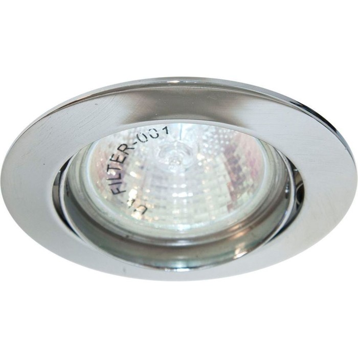 Встраиваемый светильник DL308, MR16, 50W, цвет хром, d=74мм