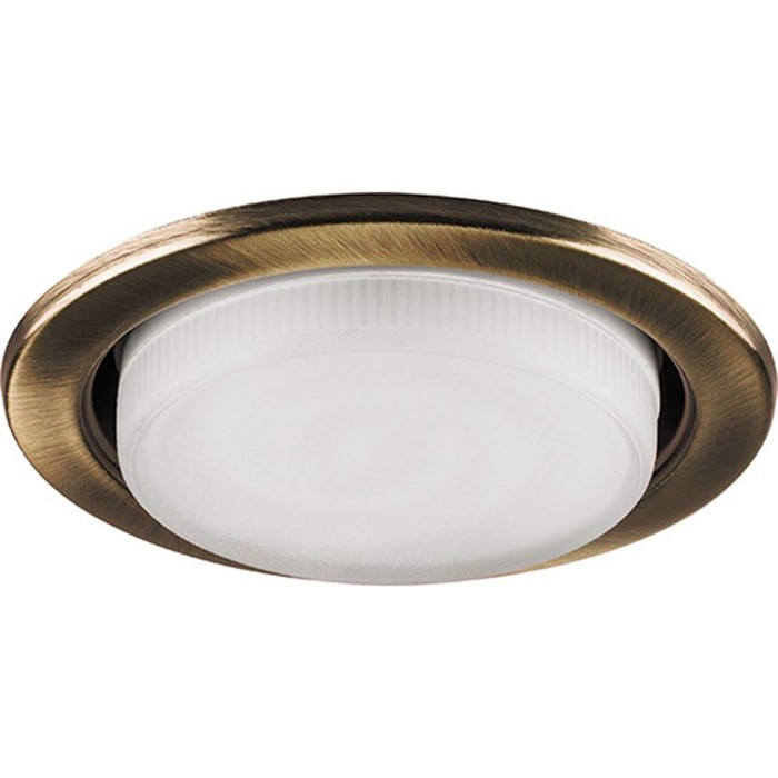 Встраиваемый светильник DL53, 11W, GX53, цвет золото, d=81мм