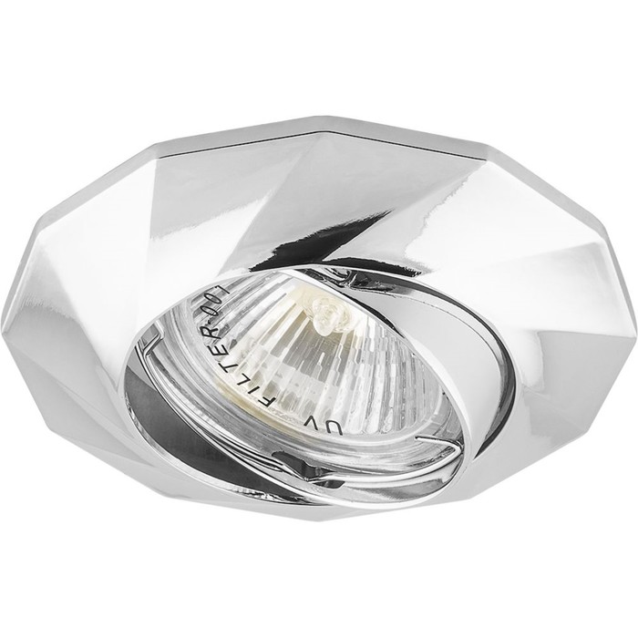 Встраиваемый светильник DL6021, MR16, 50W, цвет хром, d=75мм