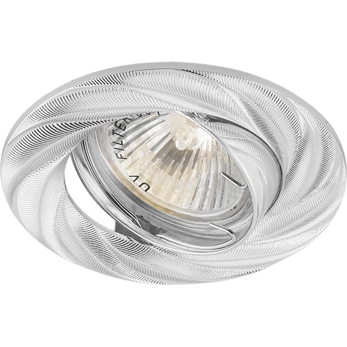 Встраиваемый светильник DL6027, MR16, 50W, цвет хром, d=75мм