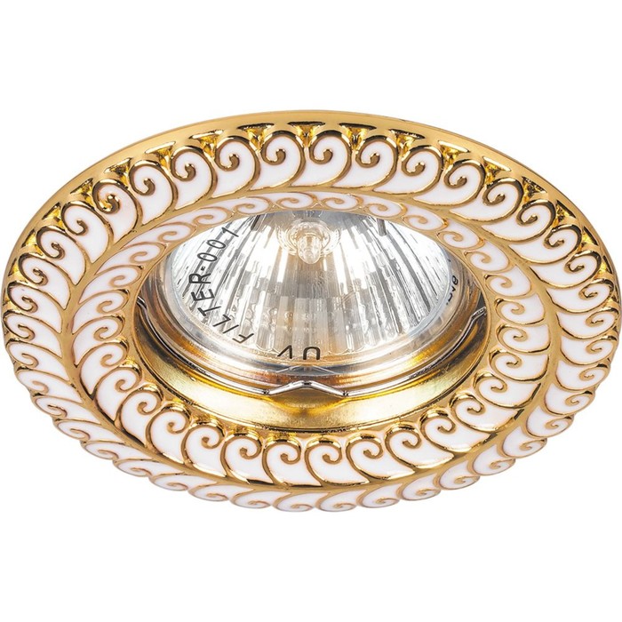 Встраиваемый светильник DL6034, MR16, 50W, цвет золото, d=60мм