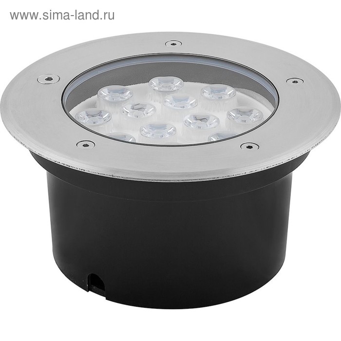 

Светильник светодиодный SP4114, свет холодный белый, 12W, IP67, цвет металлик