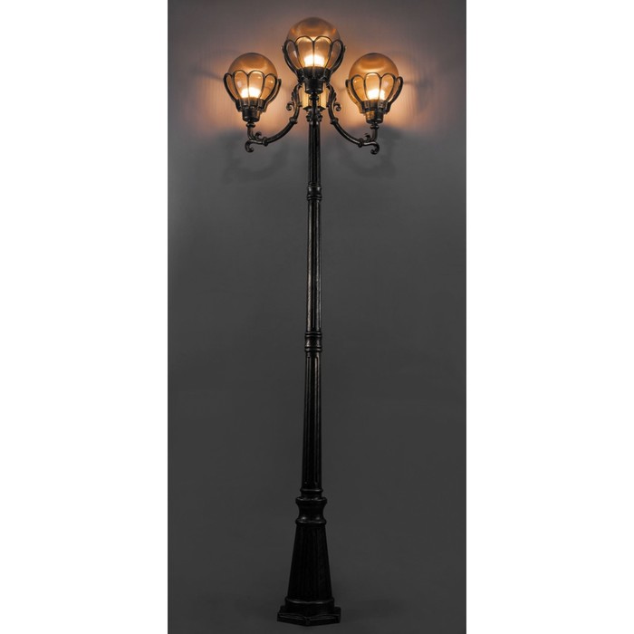 Светильник PL5059, 3x100W, E27, цвет золото