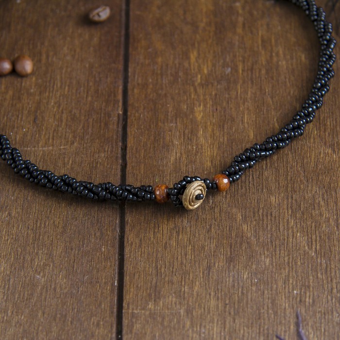 Колье "Волны" 27х5х0,5 см