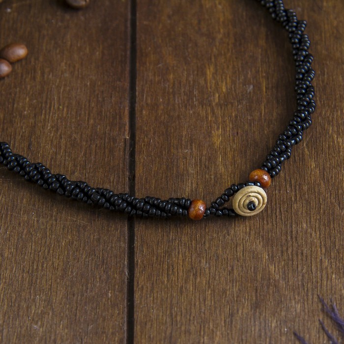 Колье "Узоры" 27х5х0,5 см