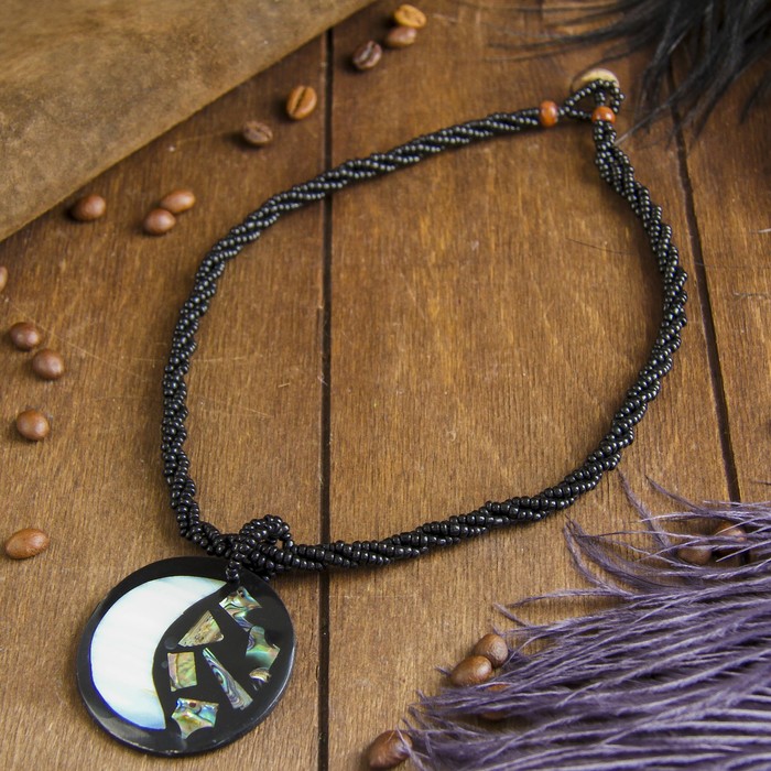 Колье "Месяц" 27х5х0,5 см